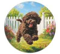 Cockapoo 1000 Pezzi Rotonda Puzzles Per Bambini E Adulti Forma Rotondo Stampa Ridotta Multicolore Arte Antistress Regali Educativi 1000pcs (67.5x67.5cm)