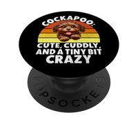 Cockapoo carino coccoloso e un po 'pazzo Cockapoo PopSockets PopGrip Adesivo