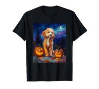 Cockapoo Halloween Night Thanksgiving Fall Dog Lover Maglietta