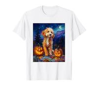 Cockapoo Halloween Night Thanksgiving Fall Dog Lover Maglietta