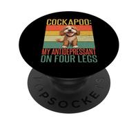 Cockapoo il mio antidepressivo su quattro zampe Cockapoo PopSockets PopGrip Adesivo