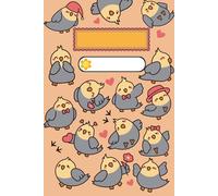 Cockatiel Peach Whimsy: Pastel Notebook for Journaling, Notes, and Creative Writing: Cute Kawaii Cockatiel Journal with Matte Softcover and 120 Lined ... Bird Lovers, Artists, and Mindful Thinkers