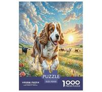 Cocker Spaniel Americano Jigsaw Puzzle Impossibili 1000 Pezzi Decorazione Per La Casa. Rilassamento E Intelligence Per Adulti E Ragazzi Da 14 Anni 70x50cm/1000pcs