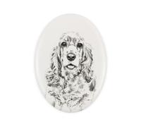 Cocker Spaniel americano lapide con foto di cane Art-Dog