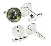 Cocker Spaniel americano spilla per polsini in scatola con immagine Art-Dog