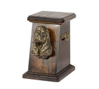 Cocker Spaniel americano urna di legno con cane Art-Dog