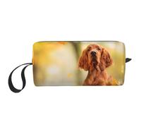 Cocker Spaniel Autunno Park Brown Spaniel Cani, Borsa per il trucco Borsa per cosmetici Borsa da toilette da viaggio portatile Borsa per trucco Organizer