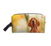 Cocker Spaniel Autunno Park Brown Spaniel Cani, Borsa per il trucco Borsa per cosmetici Borsa da viaggio portatile da viaggio Borsa per trucco Organizer