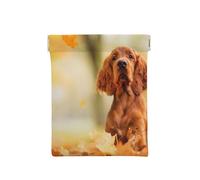 Cocker Spaniel Autunno Park Brown Spaniel Cani, Spremere il portafoglio superiore da donna Borsa portaoggetti Piccola portamonete Portamonete