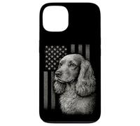 Cocker Spaniel Bandiera Americana 4 luglio Patriotic Dog Love Custodia per iPhone 13
