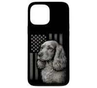 Cocker Spaniel Bandiera Americana 4 luglio Patriotic Dog Love Custodia per iPhone 13 Pro Max