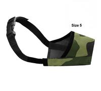 Cocker Spaniel Cane Museruola Esercito Mimetico Nylon Pet Formazione Anti Morso