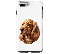 Cocker Spaniel Dog Lover Cute Pet Animal Realistico Ritratto Custodia per iPhone 7 Plus/8 Plus