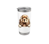 Cocker Spaniel Inglese Bicchiere termico in acciaio inox doppia parete
