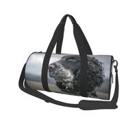 Cocker Spaniel Inglese Grandi Orecchie Ricci Nere, Borsone da viaggio di grande capacità Borsa rotonda Borsa da viaggio sportiva Borsa da viaggio Borsa da fitness