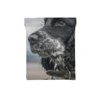 Cocker Spaniel Inglese Grandi Orecchie Ricci Nere, Spremere il portafoglio superiore da donna Borsa portaoggetti Piccola portamonete Portamonete