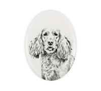 Cocker Spaniel inglese lapide con foto di cane Art-Dog