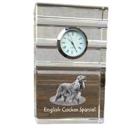 Cocker Spaniel inglese orologio a tre strisce con cane Art-Dog