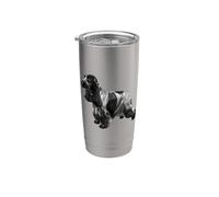 Cocker Spaniel Inglese Roan Blu Bicchiere termico in acciaio inox doppia parete