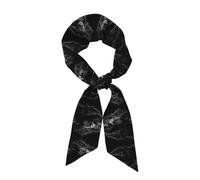 Cocker Spaniel Inglese Sciarpa Di Seta Stretta Donna Sottile Fazzoletto Da Collo Sottile Nastro Sciarpa In Raso Copricapo Fascia Per Capelli, Fotografare Gli Animali Morbido E Confortevole Nero
