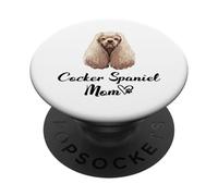 Cocker Spaniel MOM Mammina Cane Cocker Spaniel Madre PopSockets PopGrip Adesivo