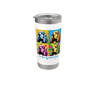 Cocker Spaniel Ragazzo Stile Pop Art Bicchiere termico in acciaio inox doppia parete