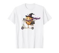 Cockie Scooter Strega Halloween Bambini Uomo Donna Maglietta