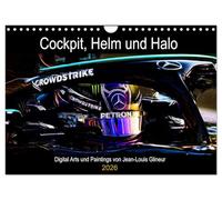 Cockpit, Helm und Halo (Wandkalender 2026 DIN A4 quer), CALVENDO Monatskalender: Design aus dem Motorsport