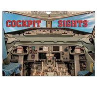 Cockpit sights (Wall Calendar 2027 DIN A4 landscape), CALVENDO 12 Month Wall Calendar: An exclusive collection of cockpits of civil and military airplanes and helicopters.