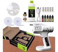 Cocktail affumicate Bubble Maker Kit, pistola fumogena portatile a bolle, funzionamento con un solo tasto, adatto for baristi e chef occidentali, ristoranti, bar, feste, interni ed esterni(300ml)