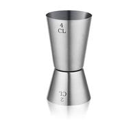 Cocktail doppi standard Jigger grado Cocktail con l'acciaio laurea al nichel-cromo Capacità: 2 cl / cl 4