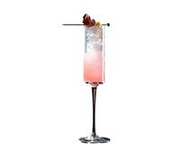 Cocktail francese semplice, squisito e creativo in vetro con personalità pratica - [180ml] bicchiere da champagne cilindrico