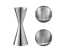 Cocktail Misurino 304 Misurino in Acciaio Inossidabile Bilancia Integrata Cocktail Jigger Dual Spirit Measure Cup, Barman Professionale, Adatto per Bar e appartamenti (30/60ml)