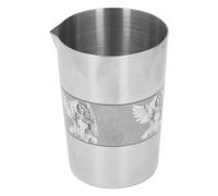 Cocktail Mixing Glass, Stainl Steel Glasses Vintage Stirring Glass Cocktail Mixing Cup Bartending Cup for Bartenders for Bar Home (L Type 1)