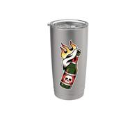 Cocktail Molotov Bicchiere termico in acciaio inox doppia parete