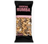 Cocktail Rumba Mix di Semi e Cereali Fritti, Arachidi, Mais, Semi di Girasole e Zucca, 300g, pack 4