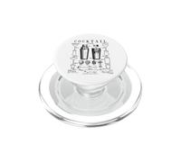Cocktail Shaker Barista Bar Bevande Alcoliche Vintage Brevetto PopSockets PopGrip per MagSafe
