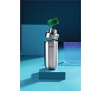 Cocktail Shaker Grigio ICE LOVE Dimensioni Ø 8 cm × H 22 cm dotato di un filtro interno per versare il cocktail in modo fluido inox