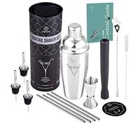 Cocktail Shaker Set Barman Professionale 750ml Acciaio Inox Completo Kit Accessori ebook cocktails Martini Gin Tonic Mojito Party Feste Aperitivo Bar Bartender e come Regalo Uomo Donna 2023