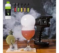 Cocktail Smoker Flavor Blaster, con 5 oli da 10 ml e liquido for bolle da 300 ml, serbatoio for fumo, cavo di ricarica USB, infusore for cocktail e bevande