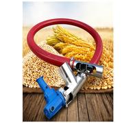 Coclea Cereali 1500W, Trasportatore a Coclea 1,5-6m | For cereali, mangimi, sabbia e polveri secche in aziende agricole e magazzini(2.5m/98in)