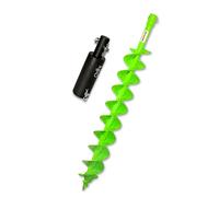 Coclea di terra WERHE per trivella con adattatore da 25 mm a 20 mm ⌀100 mm, lunghezza 80 cm - coclea per pozzi, coclea per alberi, coclea per terra, coclea per pali, coclea per canalizzazioni