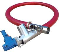 Coclea per Cereali per Impieghi Gravosi 1500W, Macchina per L'aspirazione Di Cereali, Trasportatore a Coclea Industriale per Pulizia Di Piccole Particelle Di Cereali, Cemento, Sabbia E Polvere, 1.5M