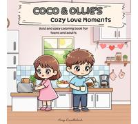 Coco and Ollie's Cozy Love Moments: Bold and easy valentine's day coloring book for couples (teens and adults)