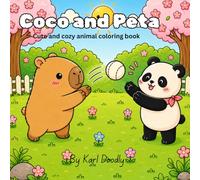 Coco and Peta: A Cozy Capybara & Panda Coloring book