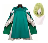 Coco-chan - Costume da cosplay anime da donna, per Halloween, set completo | Coco-chan Cos, cappotto, cappello, abbigliamento interno, uniforme, set completo, taglie S-3XL, per Halloween, carnevale