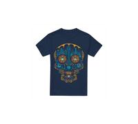 Coco Day Of The Dead Maglietta Miguel Dante Teschio Colorato Uomo (TV3380)