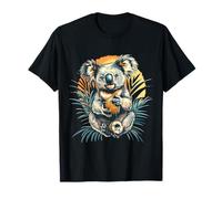 Coco Koala Bear Animal Print Koala Lover Coconuts Fruits Maglietta