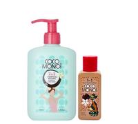Coco Monoi Shampoo e Balsamo 2in1 Idratante e Super Glossy - Profumo di Cocco e Fiori di Tiarè, Capelli Morbidi e Lucenti, 200 ml (Shampoo&Balsamo + Olio Multiuso Omaggio)