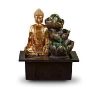Coco Papaya - Fontana per interni Buddha Arya con sfera in vetro e illuminazione a LED